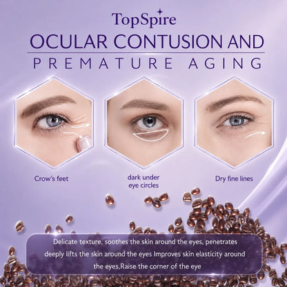 TopSpire 60 Second Effects Tinted Firming Gel - Under Eye Cream For Puffiness And Bags Under Eyes