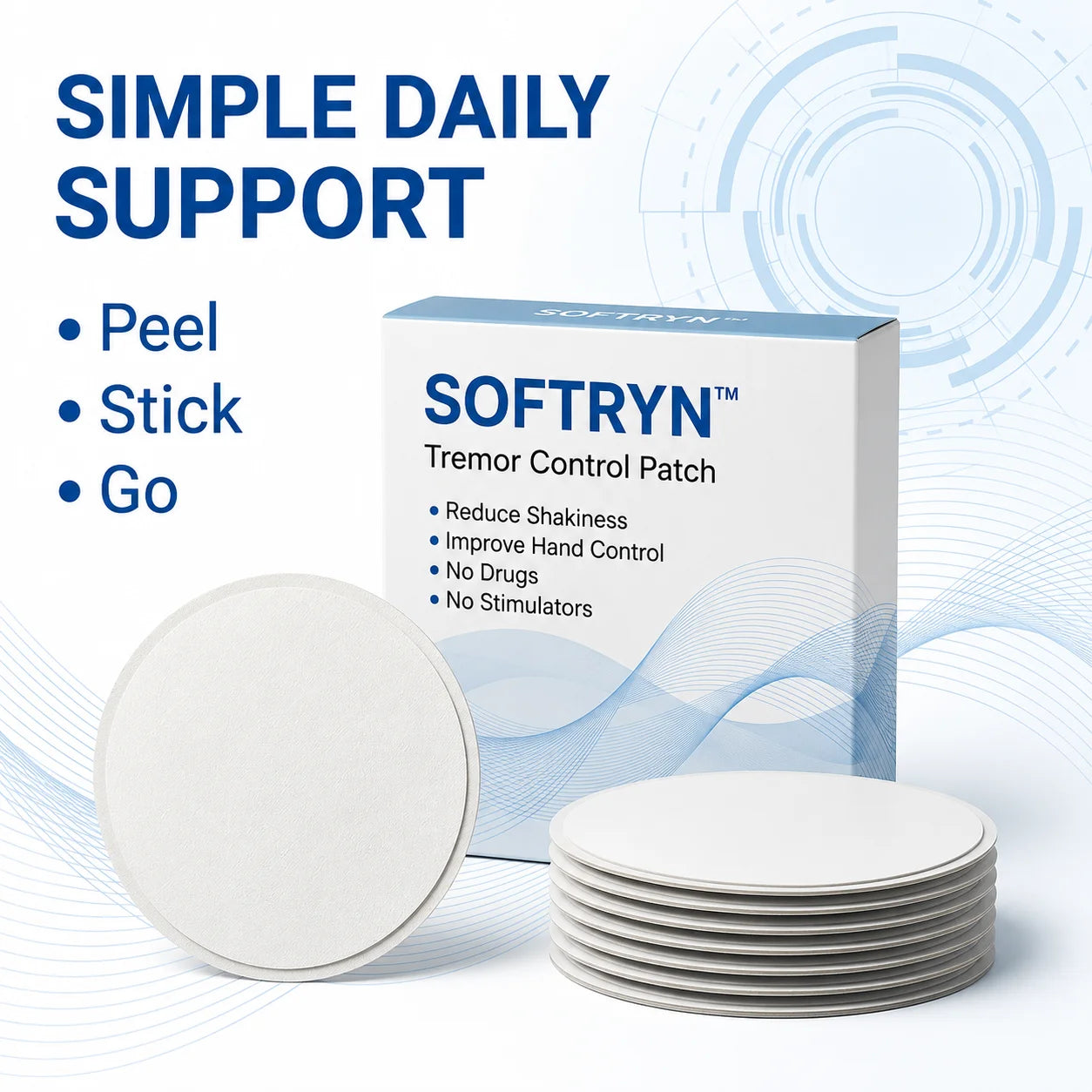 SOFTRYN Tremor Control Patch