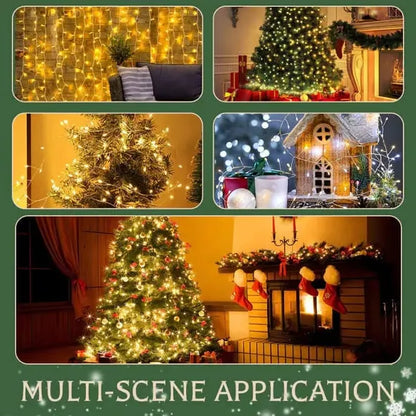 🎁 LED Copper Wire Firecracker String Lights – Warm Festive Fairy Lights ✨