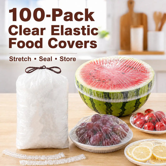 These Stretch Food Covers Fit Bowls & Plates of Different Sizes