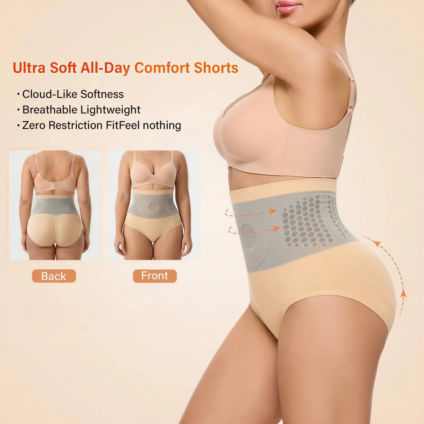 🔥LAST DAY 50% OFF!!Thermogenic Tummy Control Shorts