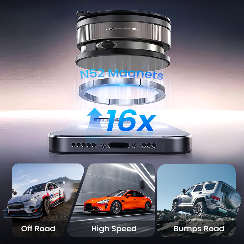 360° Adjustable Vacuum Magnetic Phone Holder