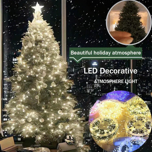 🎁 LED Copper Wire Firecracker String Lights – Warm Festive Fairy Lights ✨