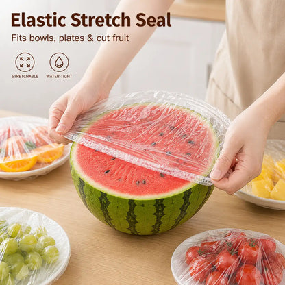 These Stretch Food Covers Fit Bowls & Plates of Different Sizes