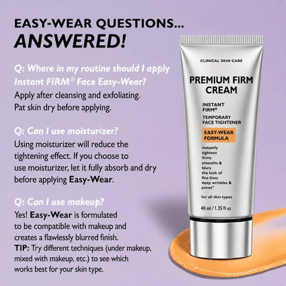 Instant Firming Temporary Face Tightener Easy-Wear Formula