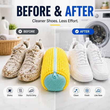 👟 No-Scrub Shoe Washing Bag – Clean & Protect Your Sneakers In The Washing Machine