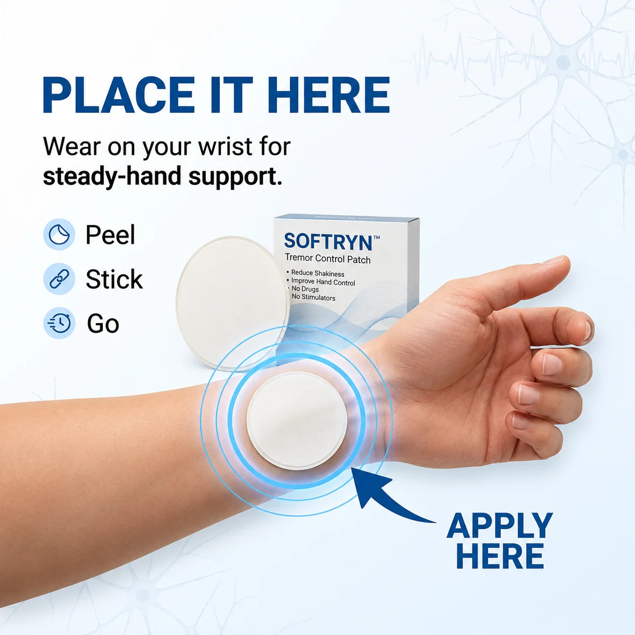 SOFTRYN Tremor Control Patch