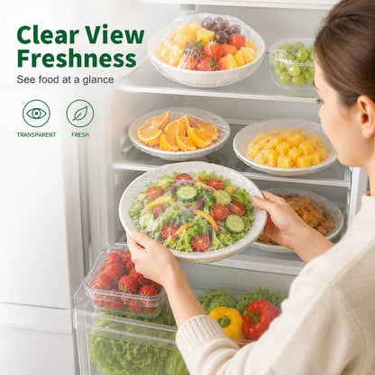 These Stretch Food Covers Fit Bowls & Plates of Different Sizes