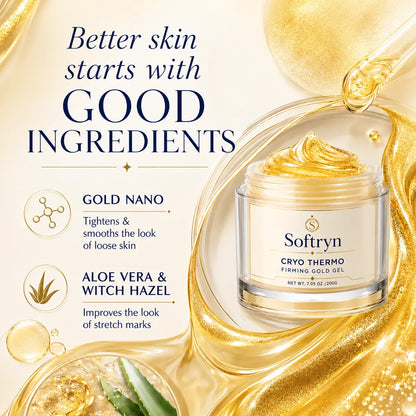 Softryn™ Cryo ThermoFirming Gold Gel — Look Smoother, Firmer & More Confident in Your Body — in Just 15 Days