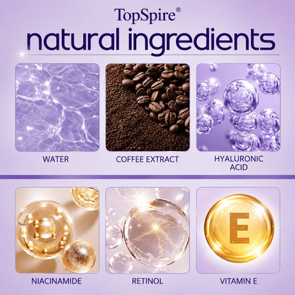 TopSpire 60 Second Effects Tinted Firming Gel - Under Eye Cream For Puffiness And Bags Under Eyes