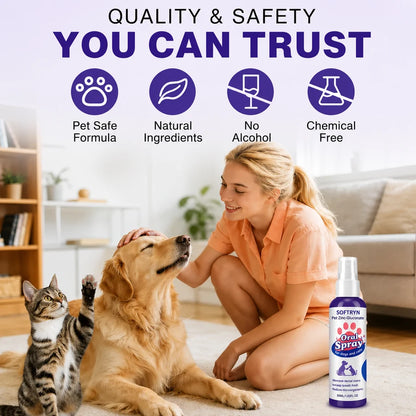 SOFTRYN™ Advanced Pet Oral Spray | Fresher Breath, Plaque Biofilm & Gum Care — No Brushing