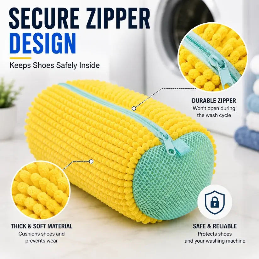 👟 No-Scrub Shoe Washing Bag – Clean & Protect Your Sneakers In The Washing Machine
