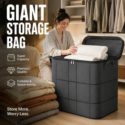 🏠 Giant Storage Bag – Declutter Your Home in Seconds ✨