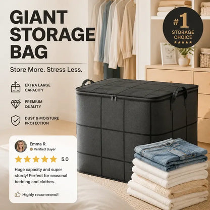 🏠 Giant Storage Bag – Declutter Your Home in Seconds ✨